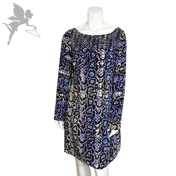 TIBI Python Shift Silk mini dress - Picture 4 of 9